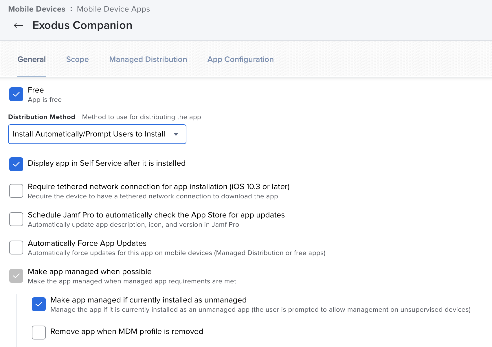 Exodus Companion App: General