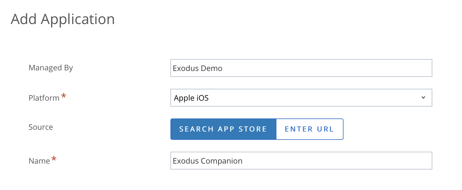 Add Application