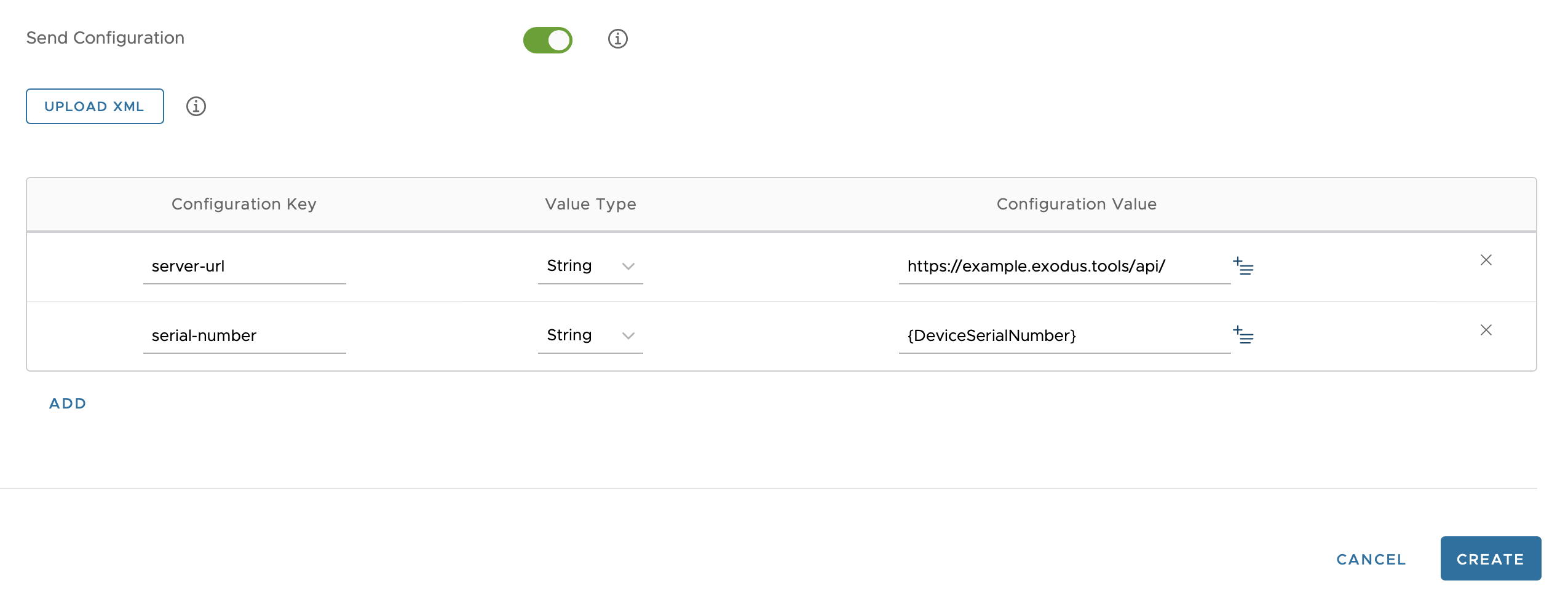App Configuration